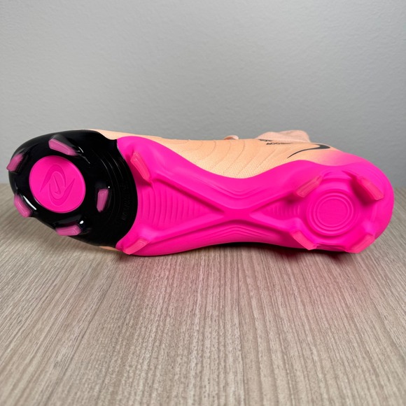 Nike Phantom Luna 2 Pro Flyknit FG Soccer Cleats 11.5 Peach Pink ACC FJ2575-800 - Picture 6 of 7